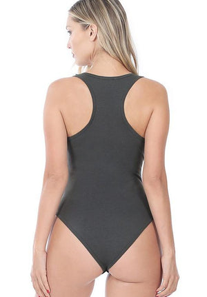 Zenana - Seamless Racer Back Body Suit