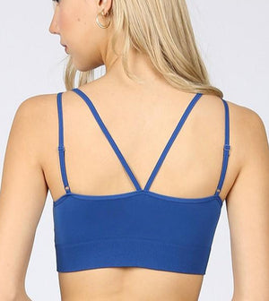 Zenana - double criss-cross bralette