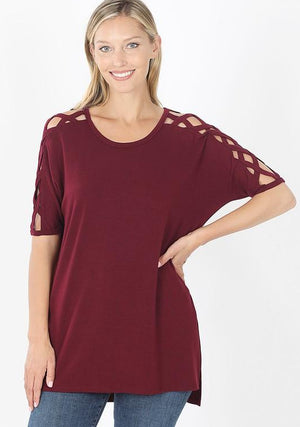 Criss-Cross Shoulder Top