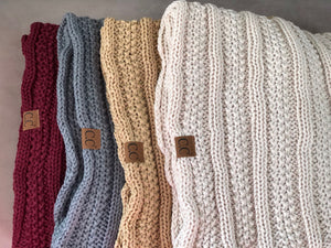 C.C. Ribbed Knit Infinity Scarf