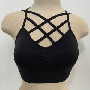 On The Go Adjustable Bralette - Black