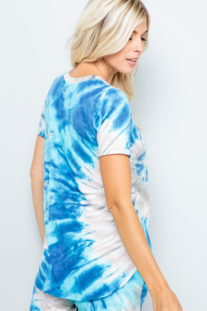 Clear Skies Tie-Dye Top