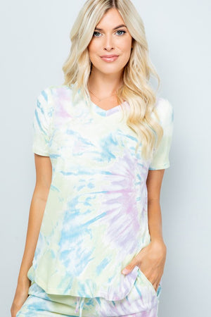 Clear Skies Tie-Dye Top