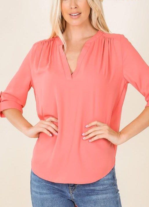 Zenana - Woven Blouse