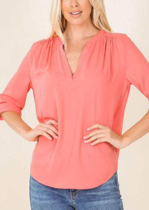 Zenana - Woven Blouse