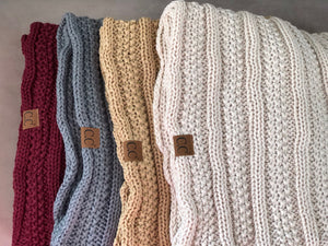 C.C. Ribbed Knit Infinity Scarf