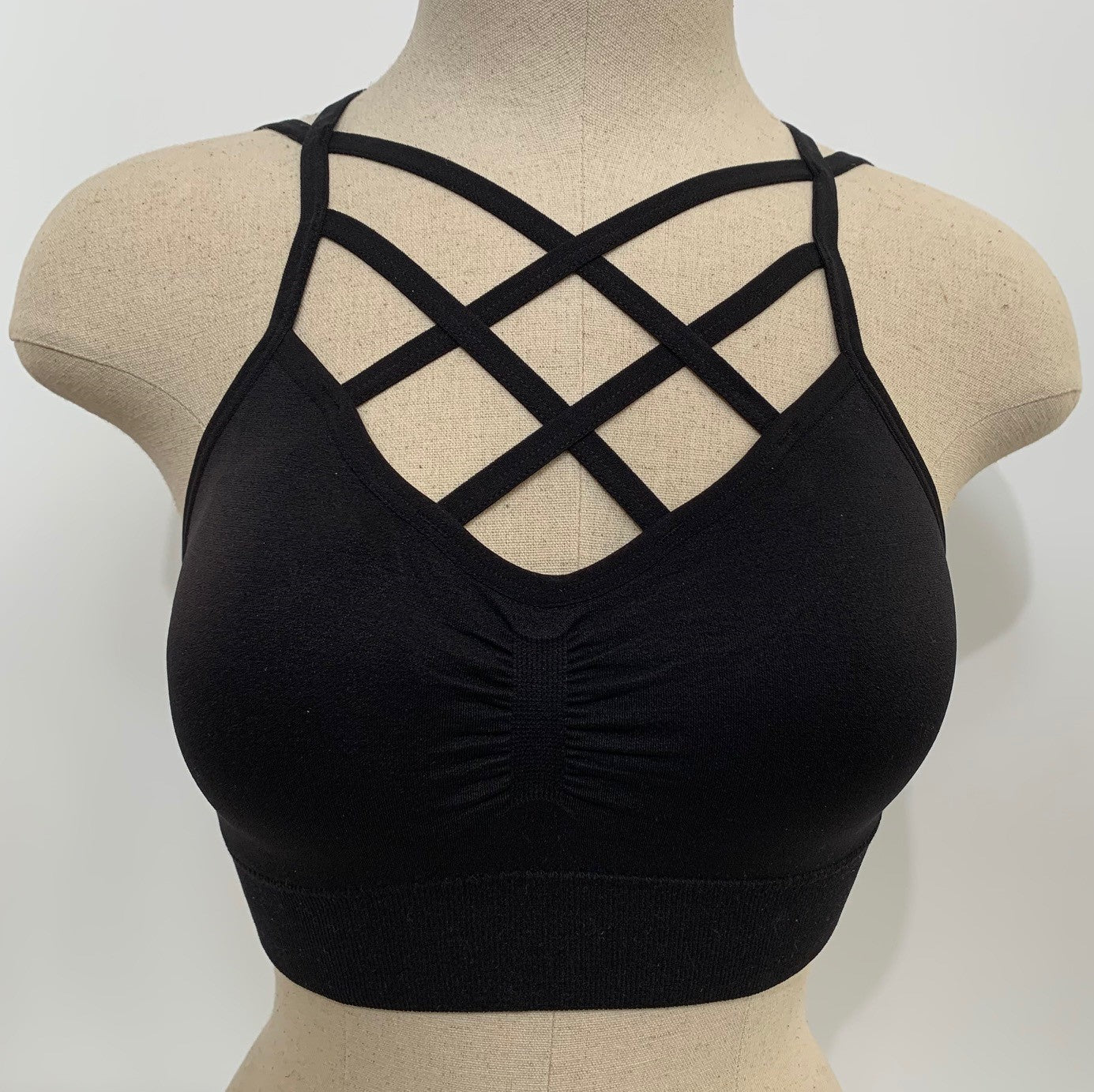 On The Go Adjustable Bralette - Black