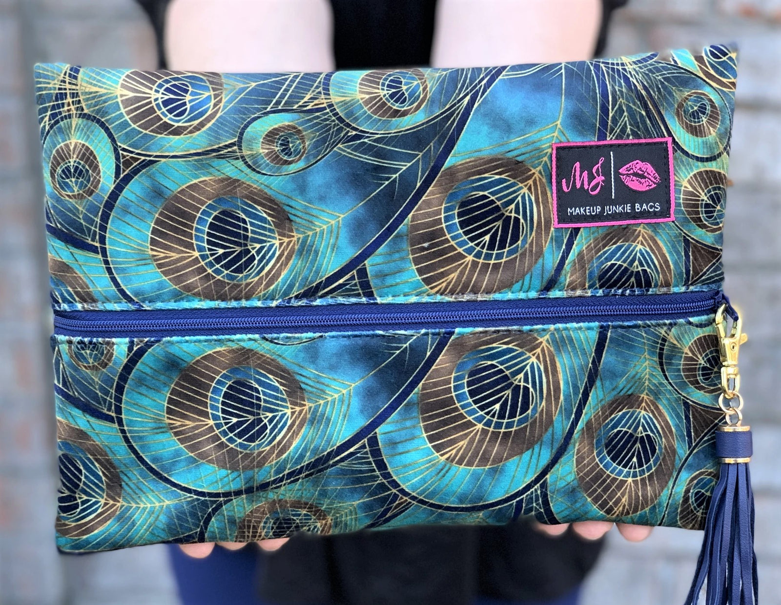MJ Peacock Makeup Junkie Bag 