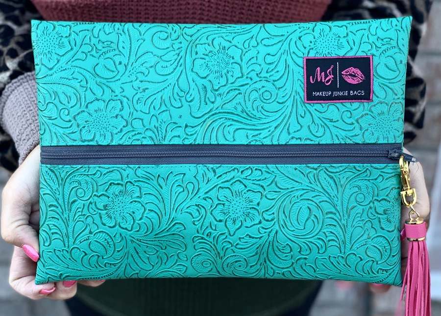 MJ Turquoise Dream Makeup Junkie Bag - Mini